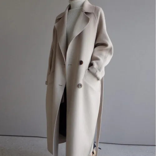 Premium Lapel Cashmere coat