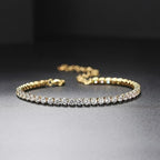 18K Gold Love Bangle Bracelet Set